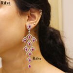 Natasha silver AD danglers