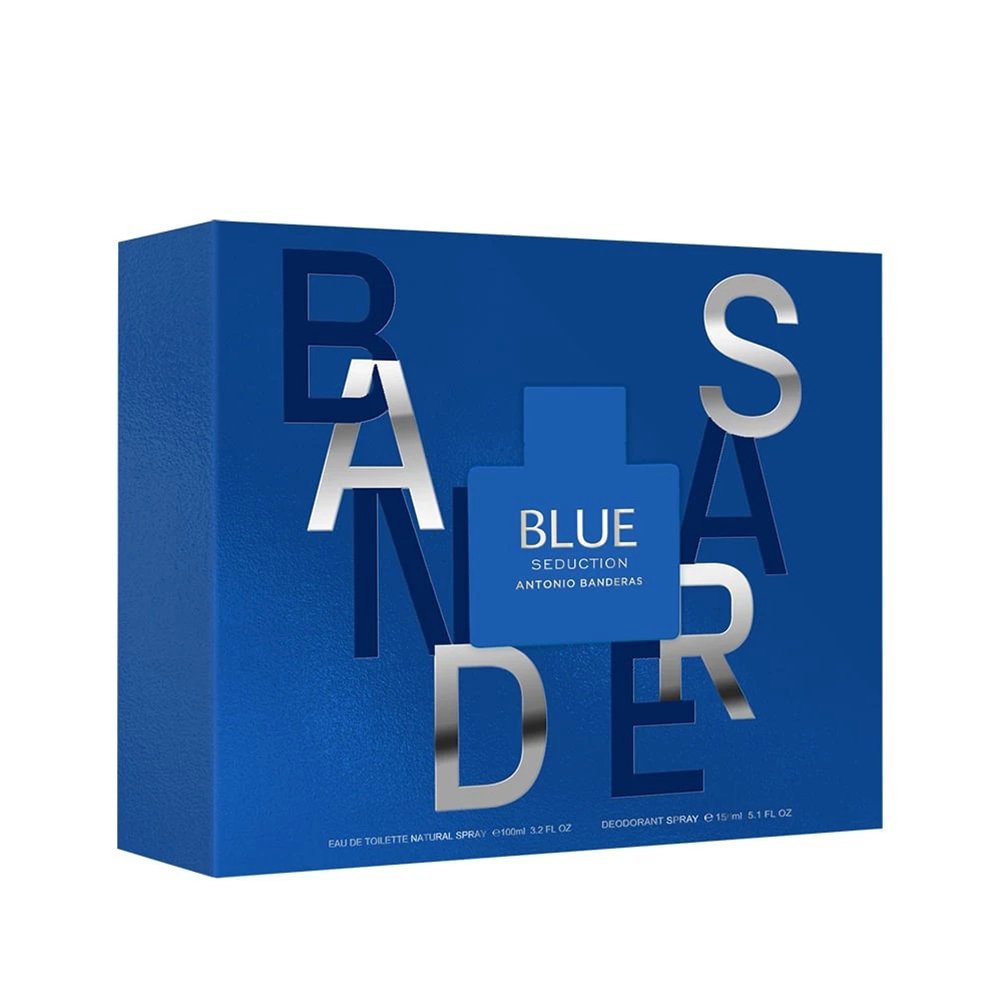 Aantonio Banderas Blue Seduction Eau de Toilette 100ml with Deodorant 150ml 01