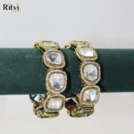 Naaz Kundan Statement Bangles