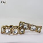 Naaz Kundan Statement Bangles