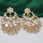Pastel Kundan Bloom Chandbalis