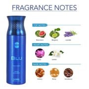 Ajmal Blu Pour Homme Deodorant For Men (200ml) - Image 2