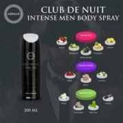 Armaf Club De Nuit Intense Perfume Body Spray For Men (200ml) - Image 4