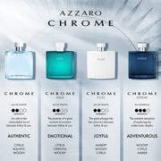 Azzaro Chrome Aqua EDT For Men Perfume (100ml) - Image 3