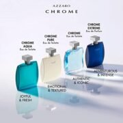 Azzaro Chrome Aqua EDT For Men Perfume (100ml) - Image 4