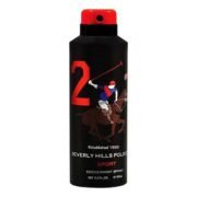 Beverly Hills Polo Club 2 Sport Deodorant Body Spray for Men 175ml