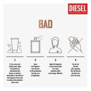 Diesel Bad Eau De Toilette For Men (100ml) - Image 6
