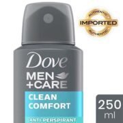 Dove Men Clean Comfort 48 Hour Powerful Protection Anti Perspirant Deodorant 250ml - Image 2