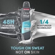 Dove Men Clean Comfort 48 Hour Powerful Protection Anti Perspirant Deodorant 250ml - Image 5