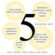 Enchanteur Charming Roll-On Deodorant for Women (50ml) - Image 4