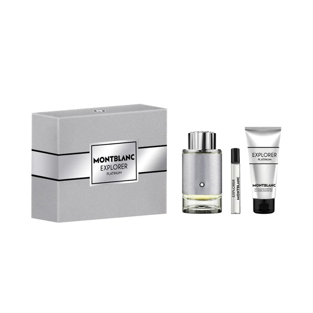 Mont Blanc Explorer Platinum Gift Set For Men