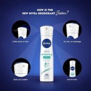 Nivea Women Deodorant Whitening Sensitive for 48h Protection (150ml) - Image 2