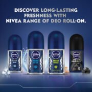 Nivea Men Silver Protect 48h Protection Deodorant Roll On (50ml) - Image 5