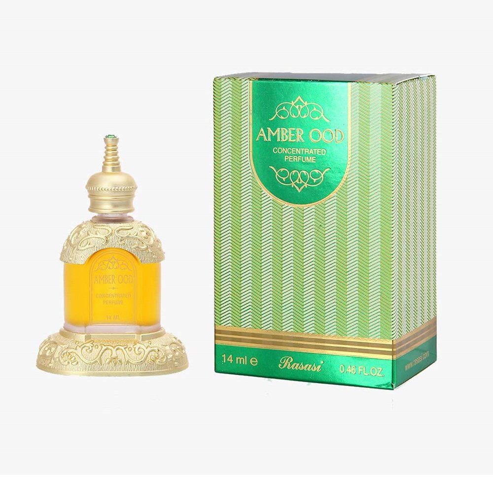 Rasasi Amber Ood Concentrated Perfume Attar (14ml)