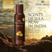 Royal Mirage Orignal Refreshing Perfumed Body Spray (200ml) - Image 4