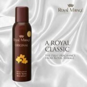 Royal Mirage Orignal Refreshing Perfumed Body Spray (200ml) - Image 5