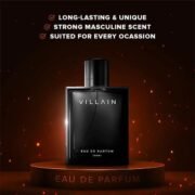 Villain EDP Fragrance For Men Perfume (100ml) - Image 3