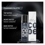Wild Stone Code Platinum Body Perfume (120ml) - Image 4