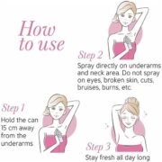 Yardley London English Rose Refreshing Body Spray For Women (150ml) - Image 3