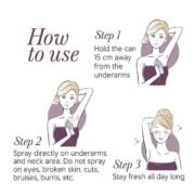 Yardley London Lace Satin Deodorant Body Spray (150ml) - Image 3