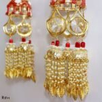 Mansi Gold & Red bridal kalira - Image 3