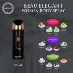 Armaf Beau Elegant Deodorant Body Spray For Women (200ml) - Image 4