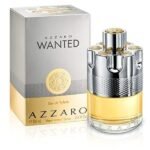 Azzaro Wanted Eau de Toilette 100ml for Men in a revolver-cylinder inspired glass bottle with silver and gold