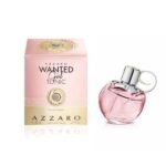 Azzaro Wanted Girl Tonic Eau de Toilette for Women in a pink grenade-shaped glass bottle with a matching blush pink retail box.