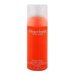 Clinique Happy for Men Deodorant Natural Spray, 200 ml, in a bright orange