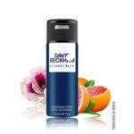 Buy David Beckham Classic Blue Deodorant Spray 150ml for men. A long-lasting deodorant with fresh citrus, aromatic, and woody notes for daily freshness.
