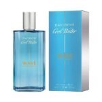 Davidoff Cool Water Wave Eau de Toilette 125ml bottle with blue retail box for men.