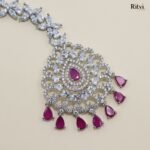 Eshana Ruby Diamond Maang Tikka - Image 3