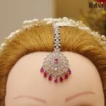 Eshana Ruby Diamond Maang Tikka - Image 2