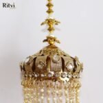 Jasmine Antique Gold Wedding Bridal Kalira - Image 2