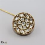 Ritvi Ashima Kundan Gold Borla/Bor - Image 3