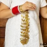 Ritvi Butterfly Gold Plated Bridal Kalira - Image 3