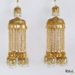 Ritvi Gold Plated Kundan Bridal Kalira