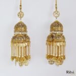 Ritvi Gold Plated Kundan Bridal Kalira
