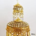 Ritvi Gold Plated Kundan Bridal Kalira - Image 3