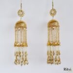 Ritvi Gold Plated Wedding Bridal Kalira
