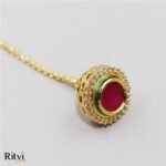 Ritvi Meru Kundan Gold Borla/Bor