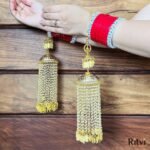 Ritvi Pearl Beaded Gold Plated Bridal Kalira - Image 2