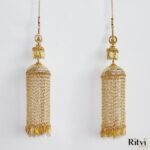 Ritvi Pearl Beaded Gold Plated Bridal Kalira