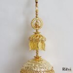 Ritvi Pearl Beaded Gold Plated Bridal Kalira - Image 3