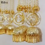 Tina Wedding Evil Eye Jhumka Bridal Kalira For Bride - Image 3