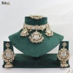 Vamika polki beaded necklace set - Image 2