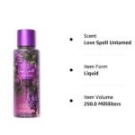 Victoria's Secret Love Spell Untamed Fragrance Body Mist (250ml) - Image 3