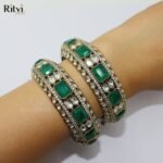 Devanshi Kundan Screw Bangle - Image 3