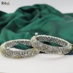 Khushboo German Silver Coated Bangles - Image 2