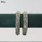 Khushboo German Silver Coated Bangles